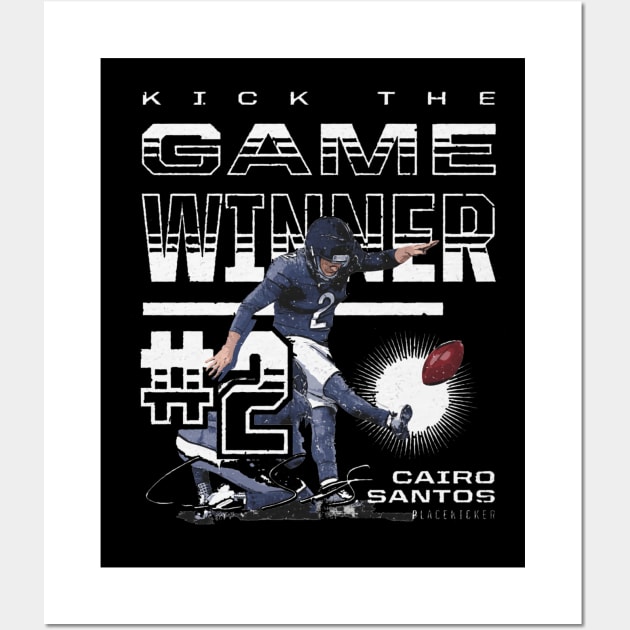 Cairo Santos Chicago Game Winner Wall Art by MASTER_SHAOLIN